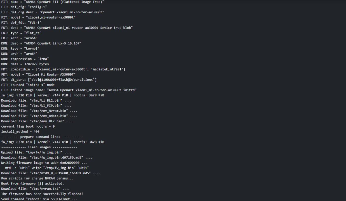 LuCI в recovery-режиме — задайте пароль root и перейдите к прошивке